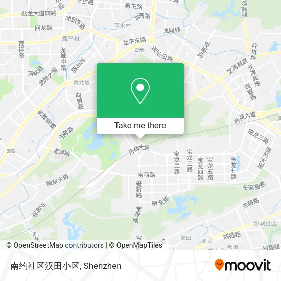 南约社区汉田小区 map