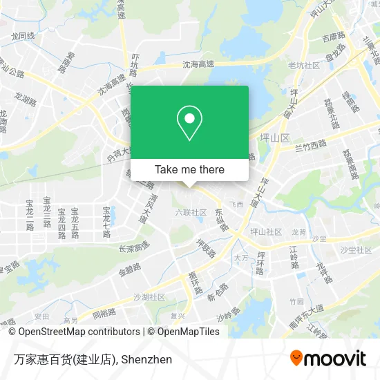 万家惠百货(建业店) map