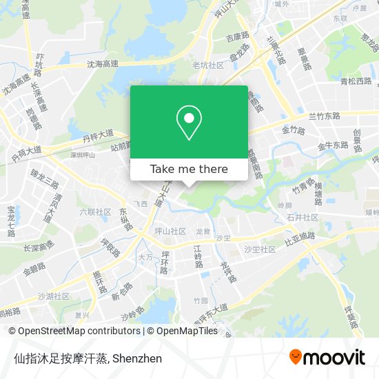 仙指沐足按摩汗蒸 map
