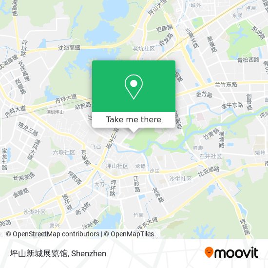 坪山新城展览馆 map