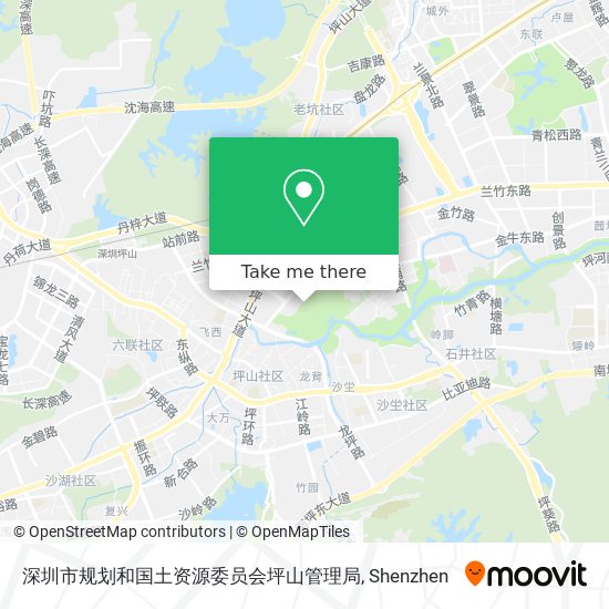 深圳市规划和国土资源委员会坪山管理局 map