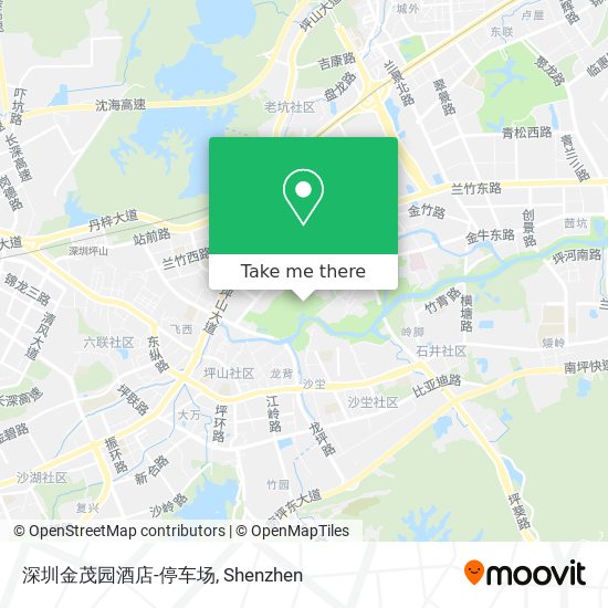 深圳金茂园酒店-停车场 map