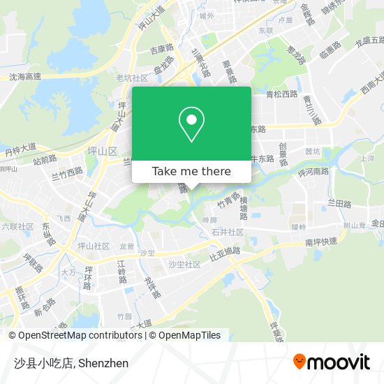 沙县小吃店 map