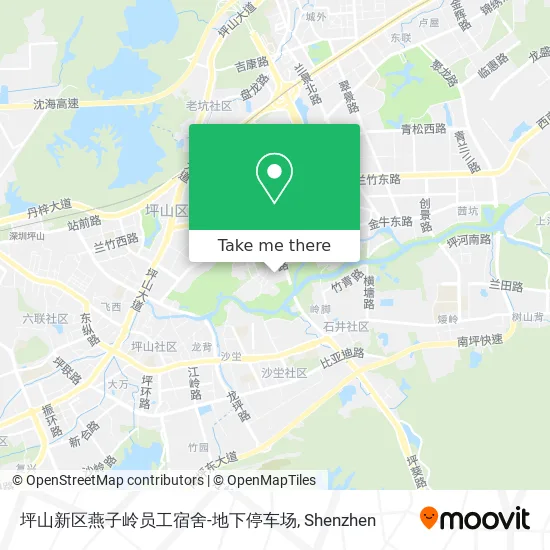 坪山新区燕子岭员工宿舍-地下停车场 map