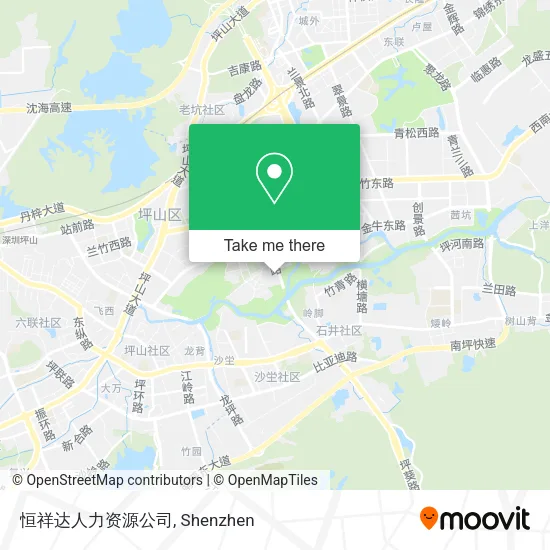 恒祥达人力资源公司 map