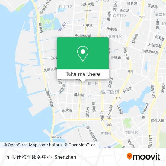 车美仕汽车服务中心 map