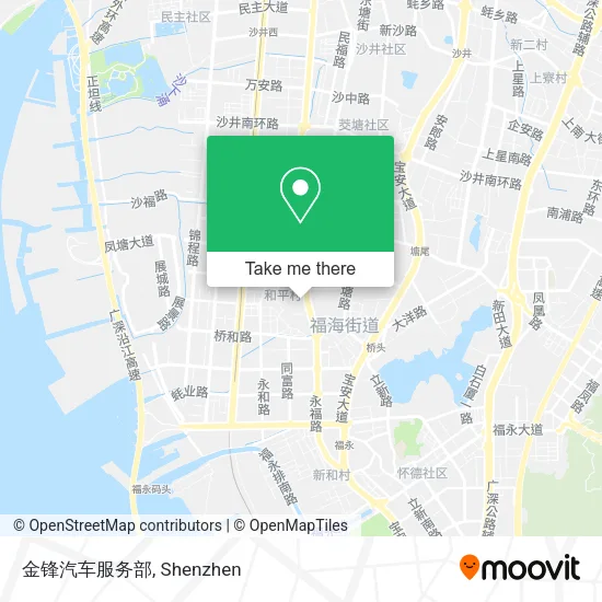 金锋汽车服务部 map