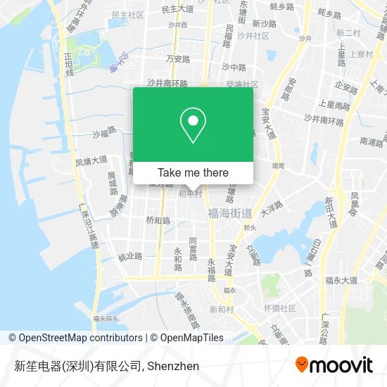 新笙电器(深圳)有限公司 map