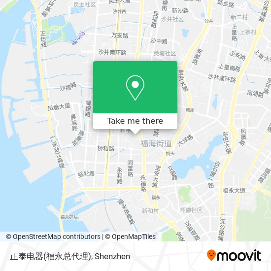 正泰电器(福永总代理) map