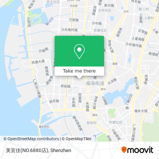 美宜佳(NO.6880店) map