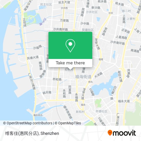 维客佳(惠民分店) map