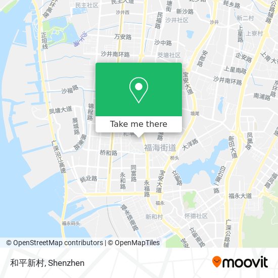 和平新村 map