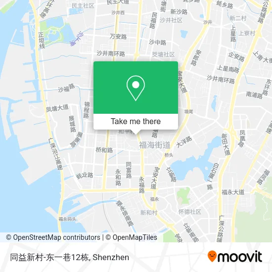 同益新村-东一巷12栋 map