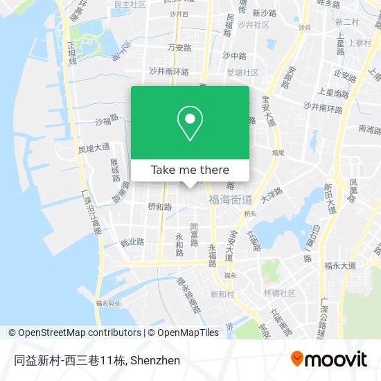 同益新村-西三巷11栋 map