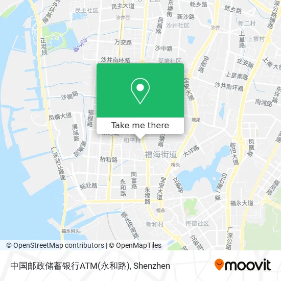 中国邮政储蓄银行ATM(永和路) map