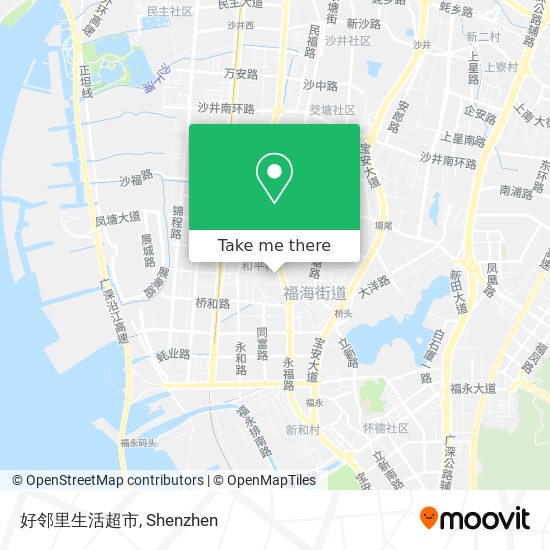 好邻里生活超市 map
