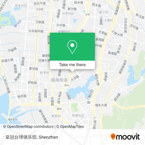皇冠台球俱乐部 map