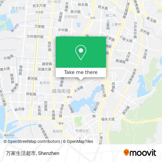 万家生活超市 map