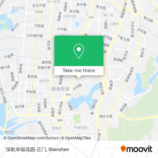 深航幸福花园-正门 map