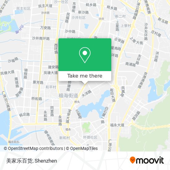 美家乐百货 map