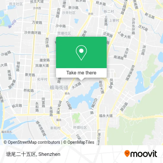 塘尾二十五区 map