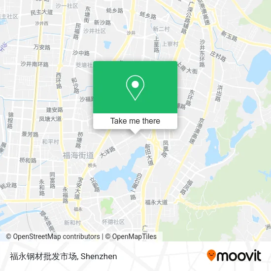 福永钢材批发市场 map