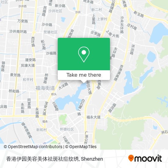 香港伊园美容美体祛斑祛痘纹绣 map