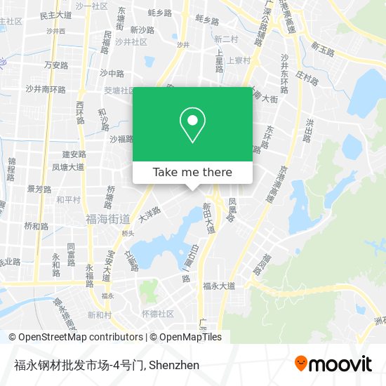 福永钢材批发市场-4号门 map