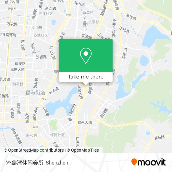鸿鑫湾休闲会所 map