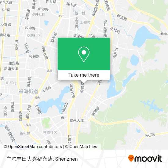 广汽丰田大兴福永店 map