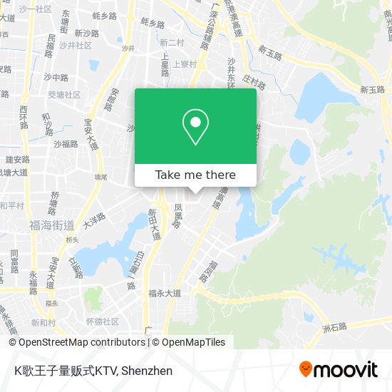 K歌王子量贩式KTV map