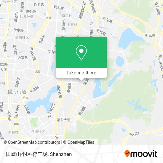 田螺山小区-停车场 map