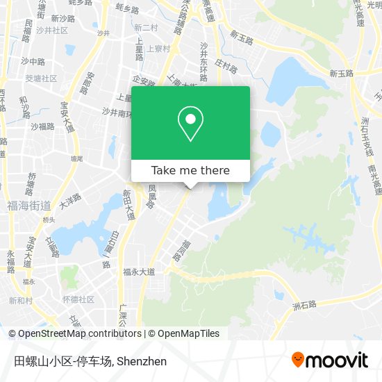 田螺山小区-停车场 map