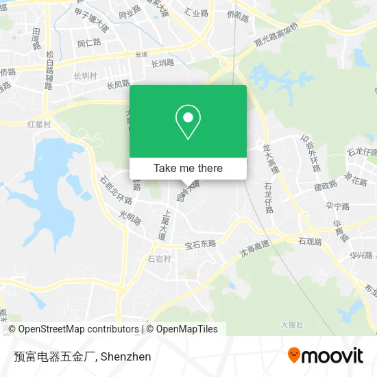 预富电器五金厂 map