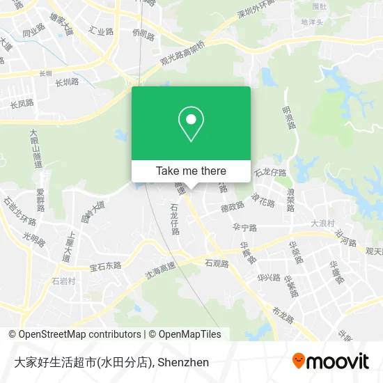 大家好生活超市(水田分店) map