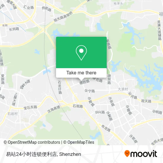 易站24小时连锁便利店 map