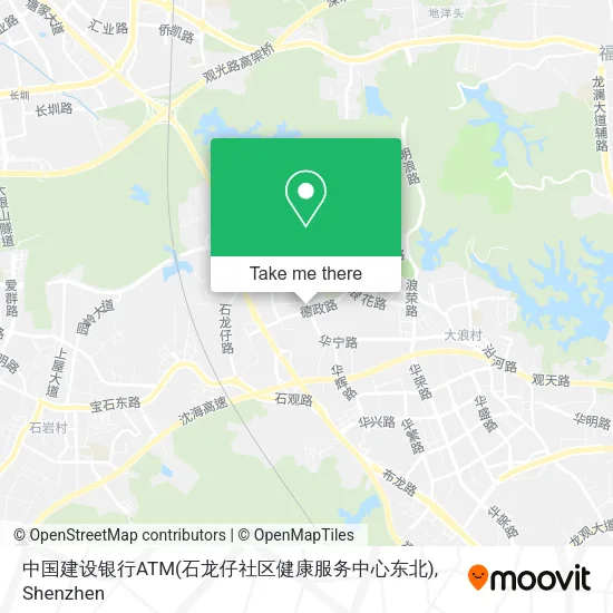 中国建设银行ATM(石龙仔社区健康服务中心东北) map