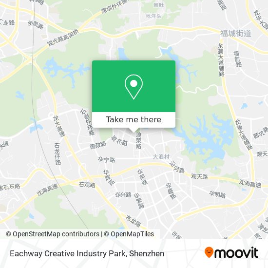 Eachway Creative Industry Park map