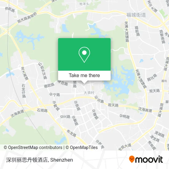 深圳丽思丹顿酒店 map