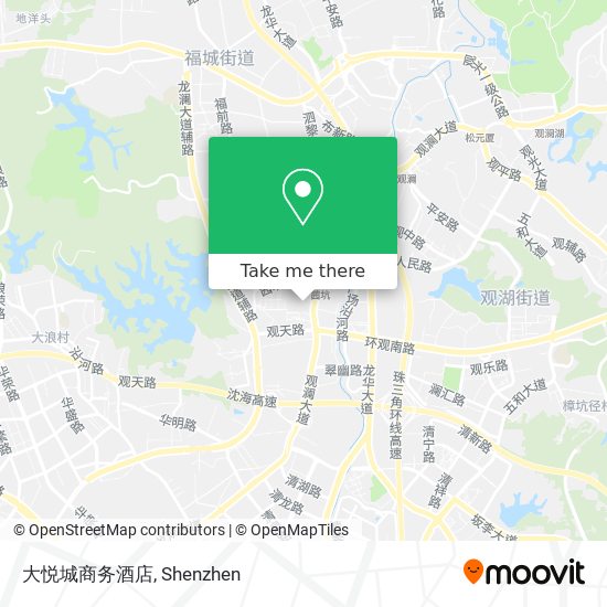 大悦城商务酒店 map