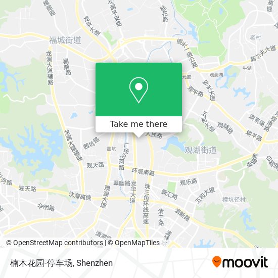 楠木花园-停车场 map
