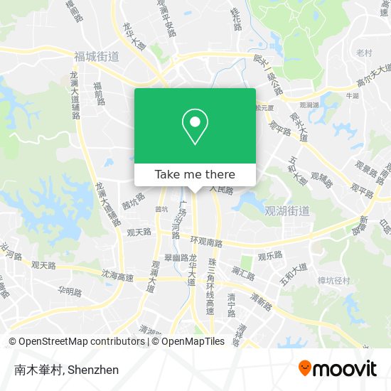 南木輋村 map