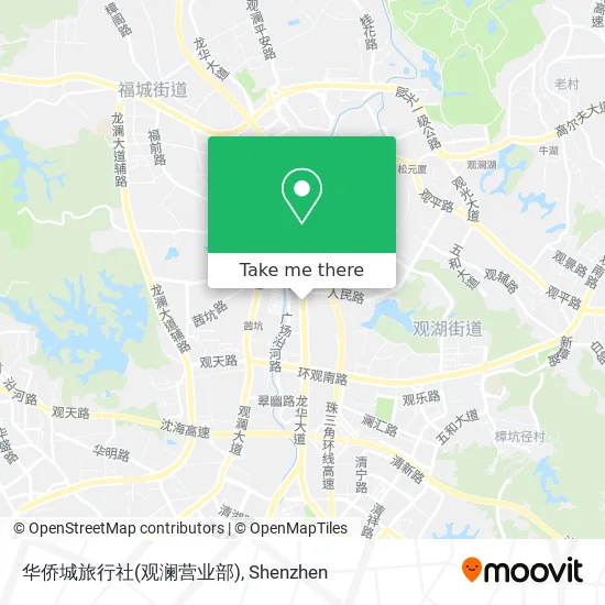 华侨城旅行社(观澜营业部) map