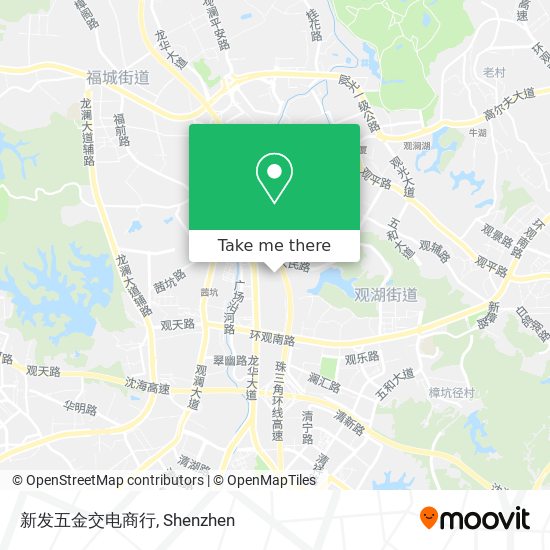 新发五金交电商行 map