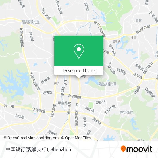 中国银行(观澜支行) map