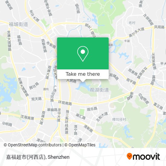 嘉福超市(河西店) map