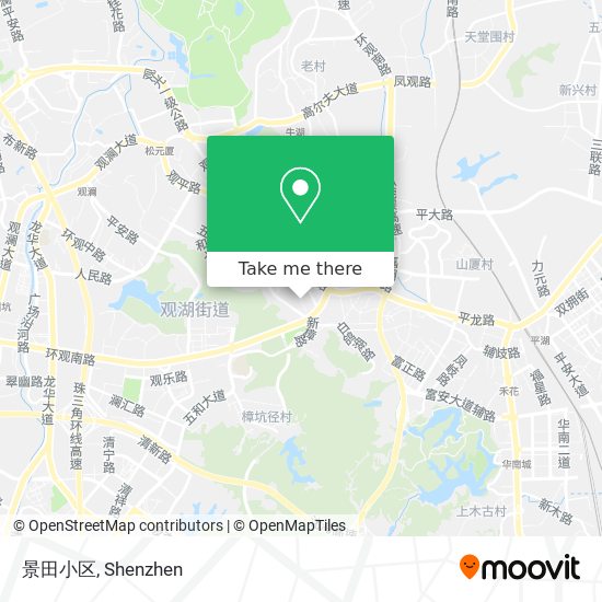 景田小区 map