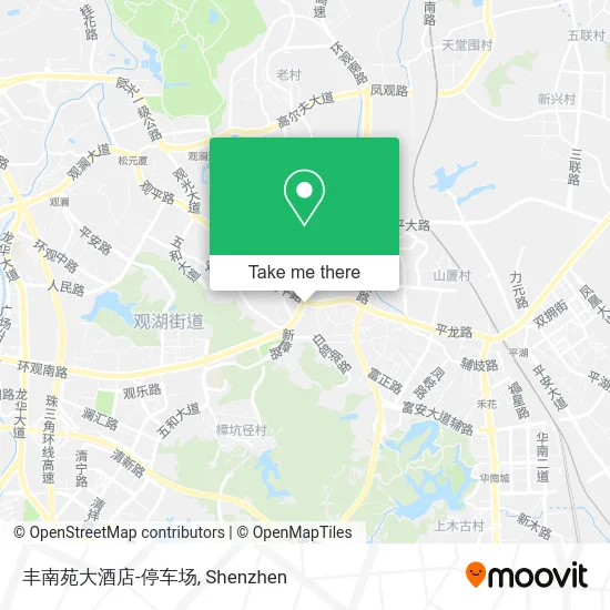 丰南苑大酒店-停车场 map