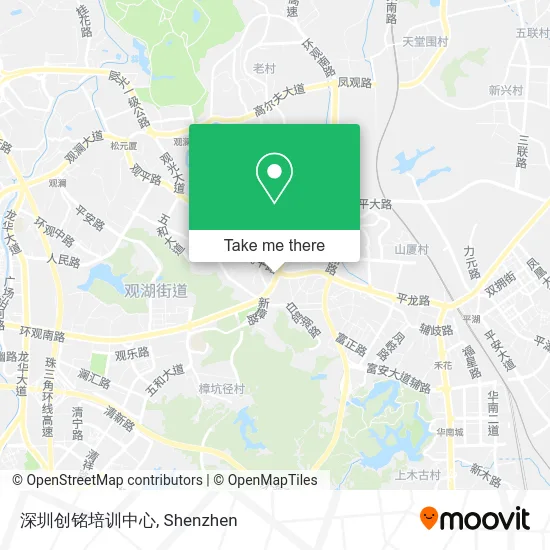 深圳创铭培训中心 map