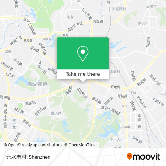 元水老村 map